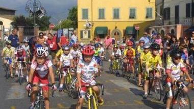 Giovanissimi al via di una gara su strada