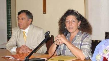 Da sinistra il dottor Volpi e Maria Luisa Sacchetti