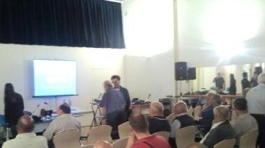 Un momento dell’assemblea riguardante il progetto della Waste Recycling svoltasi l’altra sera all’Orto di San Matteo a Castelfranco