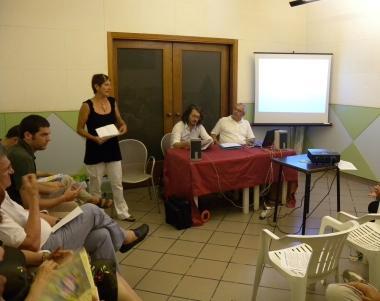 Una delle assemblee del comitato 
