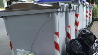 <b>SPAZZATURA.</b> Abbandonata vicino ai cassonetti
