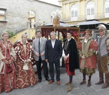 Larrivo della carrozza di Giovanna dAustria 