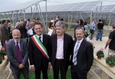 Un momento della presentazione del progetto  