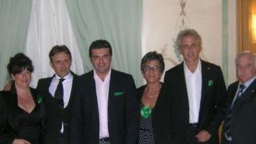 Un’immagine del meeting della Lega al Grand Hotel Guinigi