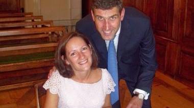 Linda e Jerome sposi felici