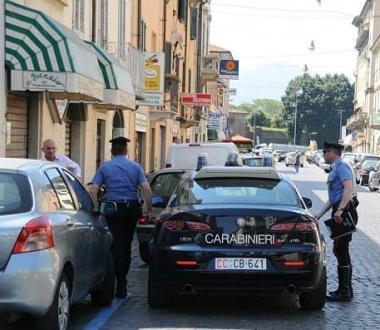 Un controllo dei carabinieri 