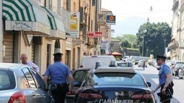 Un controllo dei carabinieri