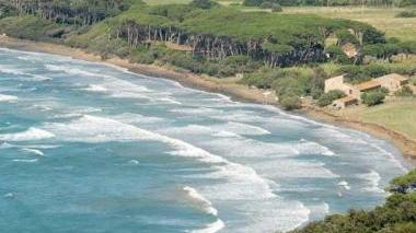 Una veduta del Golfo di Baratti