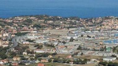Veduta aerea della zona delle Antiche Saline dove troverà collocazione un’area artigianale