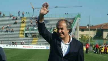 A sinistra Magli, a destra l’ex presidente della Lucchese Hadj