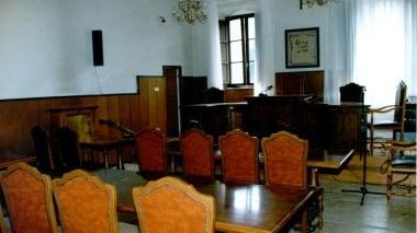 L’interno di un aula in piazza Curtatone e Montanara