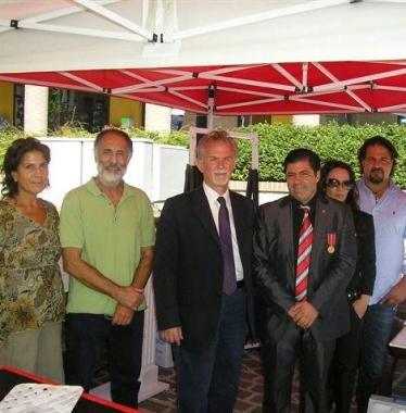 Andrea Vinchesi alla fiera di Traversetolo   