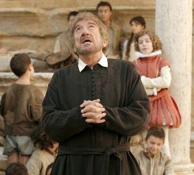 Gigi Proietti nei panni di San Filippo Neri