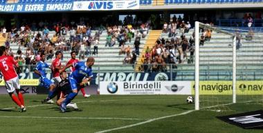 Il gol di Claudio Coralli alla Triestina 
