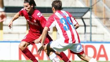 <b>28 ANNI.</b> Manuel Iori, qui contro il Vicenza, vede un Livorno destinato a crescere