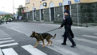 Uno dei controlli della Polizia nell’operazione Pablo