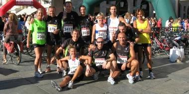 La squadra della Freerun che parteciper&agrave; alla maratona di New York 