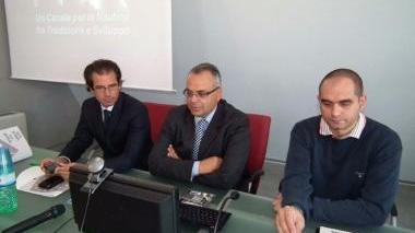 Da sinistra Ghezzi, Caridi e Ceccobao