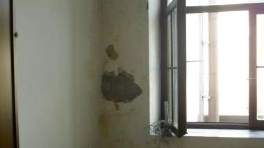 L’ufficio al primo piano inagibile da alcune settimane