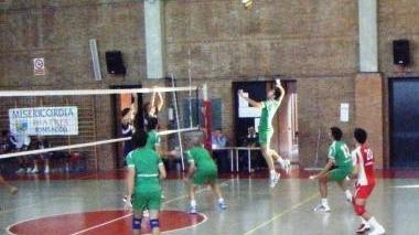 Schiacciata in un match di volley