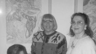 Alessandra Ulivieri e Antonietta Risiolo con il compianto scrittore Domenico Rea