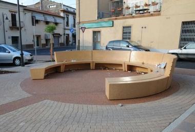 La zona pedonale di Venturina 