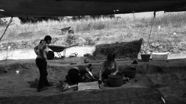 Lavori in corso agli scavi archeologici di Parlascio