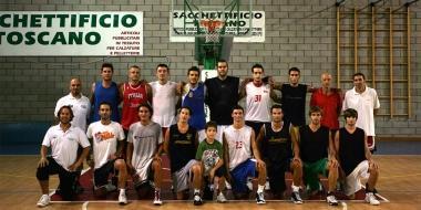 Il gruppo della Cerretese che ha passato il turno di Coppa Toscana 