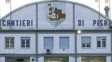 La sede dei cantieri di Pisa dell’ex gruppo Baglietto