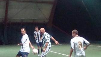 Un’azione di gioco sui campi dello Sporting Club Mezzana