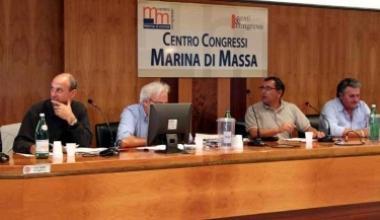 <b>CONVEGNO DELLIDV.</b> Un momento del dibattito promosso dallItalia dei valori nel centro congressi Apt 