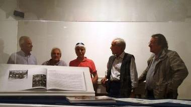 Don Backy l’altra sera a Villa Pacchiani di Santa Croce per la mostra delle sue tavole a fumetti
