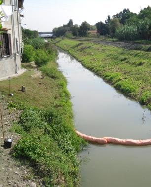Il fosso dellAcqua Salsa dov&egrave; finito il carburante sversato 