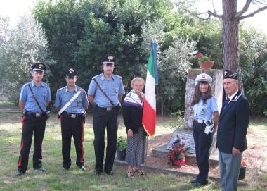 La cerimonia al campo degli eroi 