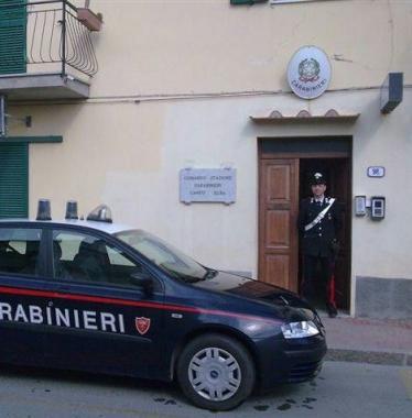 La stazione dei carabinieri di Campo 