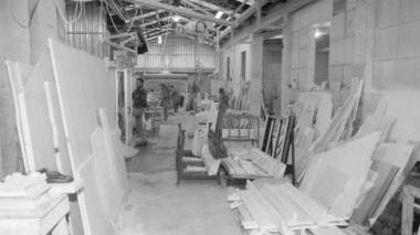 Un laboratorio di marmo
