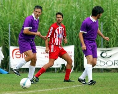 Qui sopra e sotto due azioni delle partite dello scorso fine settimana 