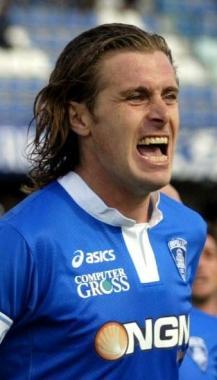 Il difensore e capitano azzurro Lorenzo Stovini 
