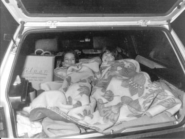 Sfollati dopo unanaloga esercitazione nel 1985 