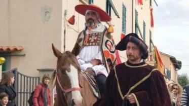 La rievocazione storica sulla Francigena
