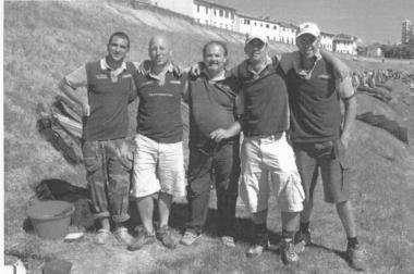 Le due squadre della Lenza Tranviere Stonfo  