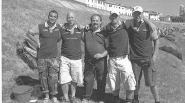Le due squadre della Lenza Tranviere Stonfo