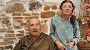 Piero Mancini e Daniela Manni nella casa cantoniera delle Ferrovie