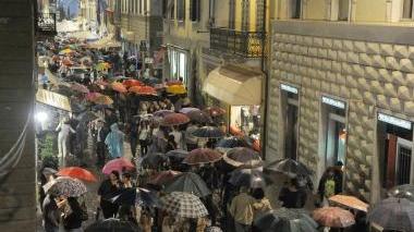 Un momento della Notte Bianca di Pontedera