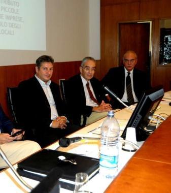 Un momento del convegno della Cna   