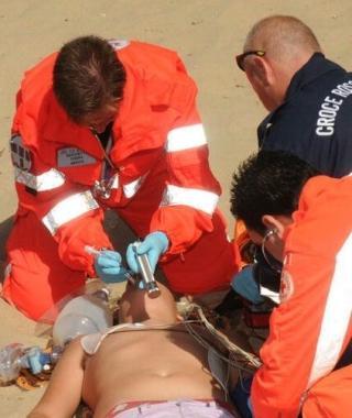 Intervento col defibrillatore 