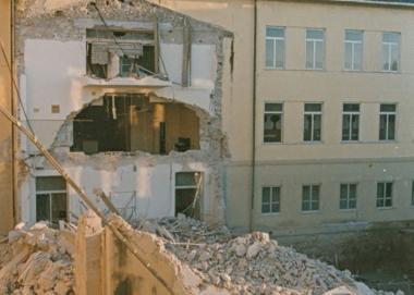 Il crollo della scuola Pascoli         