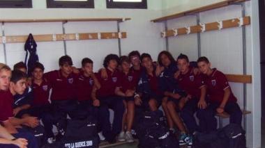 Il tecnico Giovanni Rodi e i ragazzi della Querce