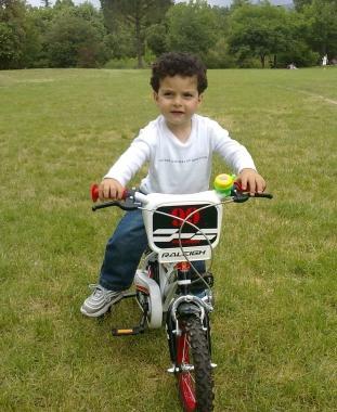 Cristian compie tre anni