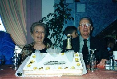 Liliana Pampana e Rodolfo Bonaccorsi, sposati da 70 anni 